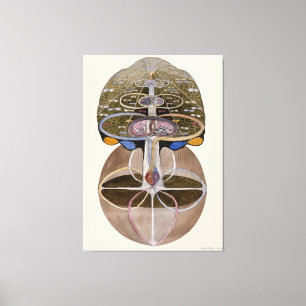 Hilma af Klint - Baum des Wissens, Nr. 1 Leinwanddruck