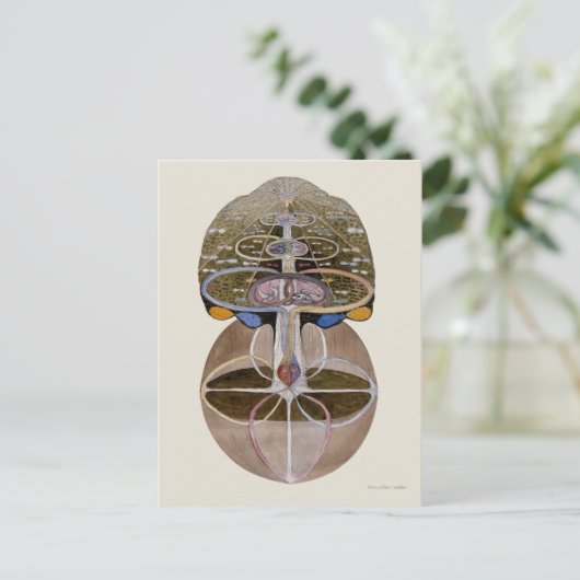 Hilma af Klint - Baum des Wissens, Nr. 1 Postkarte (Stehend Vorderseite)