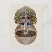 Hilma af Klint - Baum des Wissens, Nr. 1 Postkarte (Vorderseite)
