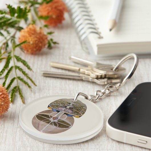 Hilma af Klint - Baum des Wissens, Nr. 1 Schlüsselanhänger (Vorderseite rechts)