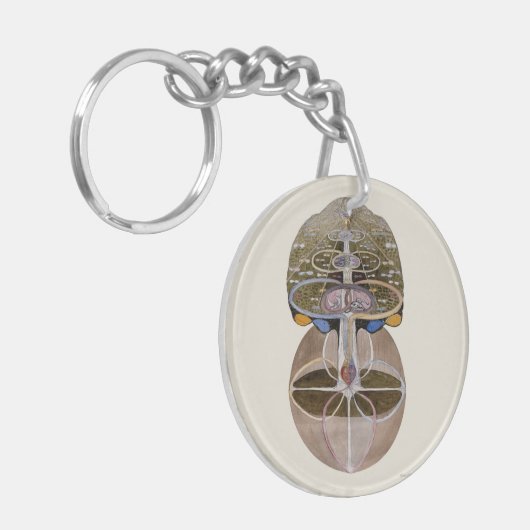 Hilma af Klint - Baum des Wissens, Nr. 1 Schlüsselanhänger (Vorderseite links)