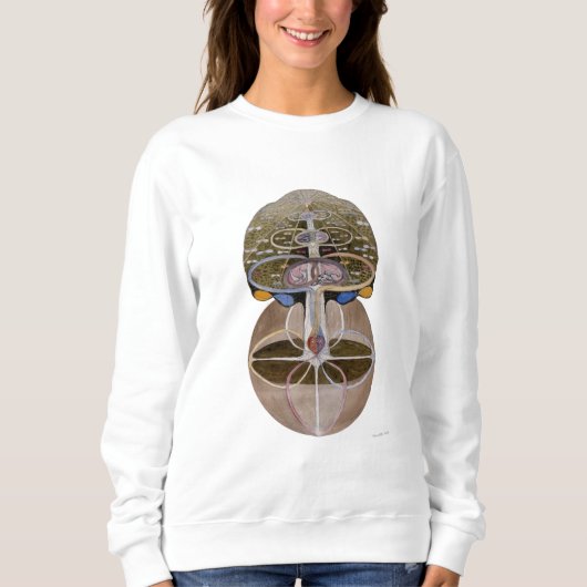 Hilma af Klint - Baum des Wissens, Nr. 1 Sweatshirt (Vorderseite)