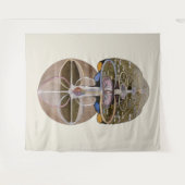 Hilma af Klint - Baum des Wissens, Nr. 1 Wandteppich (Vorderseite (Horizontal))