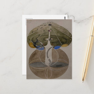 Hilma Af Klint, Baum des Wissens Nr. 2 Abstrakte K Postkarte