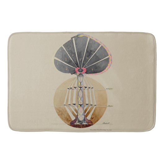 Hilma af Klint - Baum des Wissens, Nr. 3 Badematte (Vorderseite)