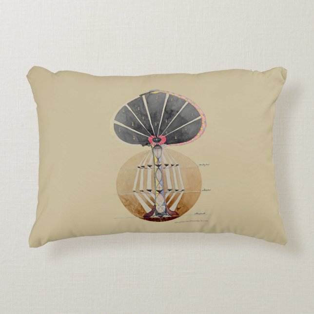 Hilma af Klint - Baum des Wissens, Nr. 3 Dekokissen (Vorderseite)