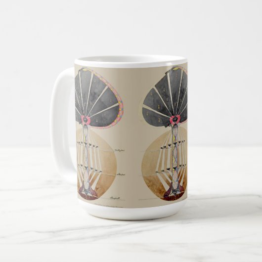 Hilma af Klint - Baum des Wissens, Nr. 3 Kaffeetasse (Vorderseite Links)
