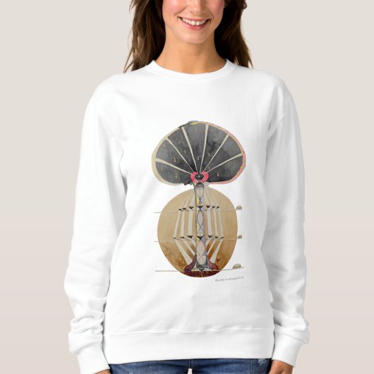 Hilma af Klint - Baum des Wissens, Nr. 3 Sweatshirt (Vorderseite)