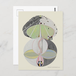 Hilma af Klint - Baum des Wissens, Nr. 5 Postkarte