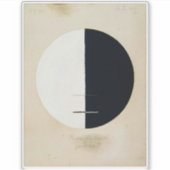 Hilma Af Klint, Buddhas Standpoint, Abstrakte Kuns Aufkleber (Vorderseite)