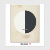 Hilma Af Klint, Buddhas Standpoint, Abstrakte Kuns Aufkleber (Blatt)