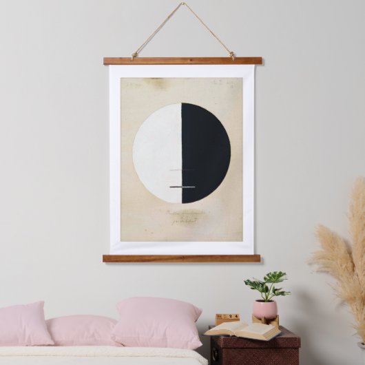 Hilma Af Klint, Buddhas Standpoint, Abstrakte Kuns Wandteppich Mit Holzrahmen (Schlafzimmer)