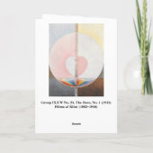 Hilma af Klint card Dankeskarte (Rückseite)