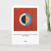 Hilma af Klint card Dankeskarte (Rückseite)