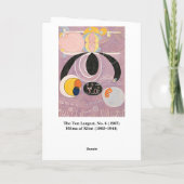 Hilma af Klint card Dankeskarte (Rückseite)
