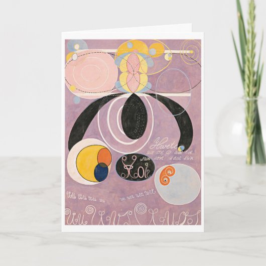 Hilma af Klint card Dankeskarte (Vorderseite)