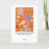 Hilma af Klint card Dankeskarte (Rückseite)