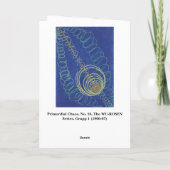 Hilma af Klint card Dankeskarte (Rückseite)