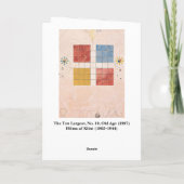Hilma af Klint card Dankeskarte (Rückseite)