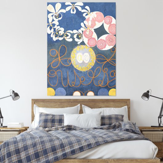 Hilma af Klint - Childhood Group  Leinwanddruck (Insitu (Schlafzimmer))