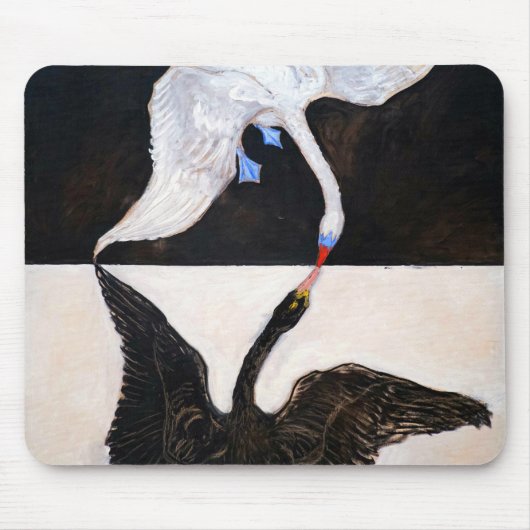Hilma af Klint der Schwan Mousepad (Vorne)
