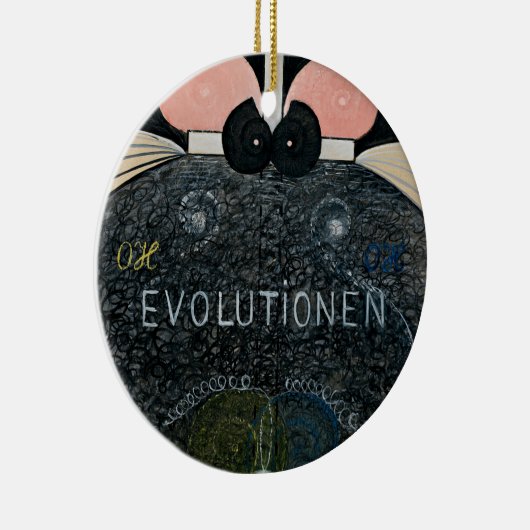 Hilma af Klint - Die Evolution, 7 Keramik Ornament (Rechts)