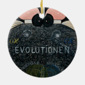 Hilma af Klint - Die Evolution, 7 Keramik Ornament (Hinten)