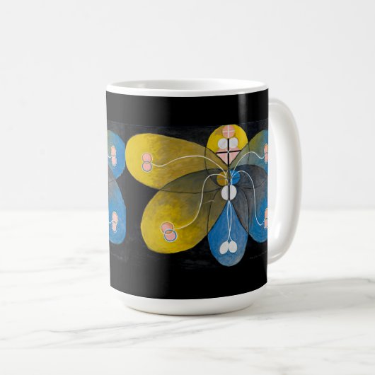 Hilma af Klint - Die Evolution, 9 Kaffeetasse (VorderseiteRechts)