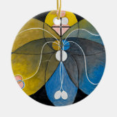 Hilma af Klint - Die Evolution, 9 Keramik Ornament (Vorne)