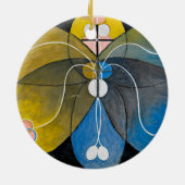 Hilma af Klint - Die Evolution, 9 Keramik Ornament (Hinten)