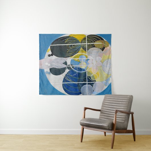 Hilma af Klint - Die großen Bilder Wandteppich (Beispiel (Horizontal))