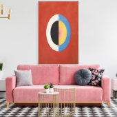 Hilma af Klint - DIE SCHWANZ NR. 17 1915 0 Leinwanddruck (Insitu (Wohnzimmer))