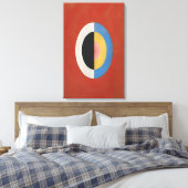 Hilma af Klint - DIE SCHWANZ NR. 17 1915 0 Leinwanddruck (Insitu (Schlafzimmer))