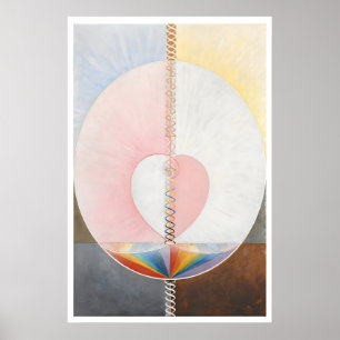 Hilma af Klint 'Die Taube' abstrakter Kunstdruck Poster