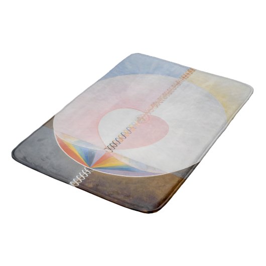 Hilma af Klint - Die Taube Badematte (Schrägansicht)