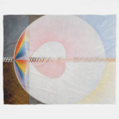 Hilma af Klint - Die Taube Fleecedecke (Vorderseite (Horizontal))