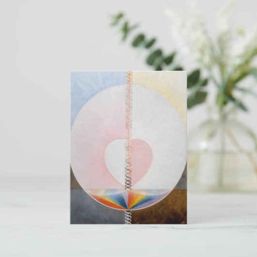 Hilma af Klint - Die Taube Postkarte (Stehend Vorderseite)