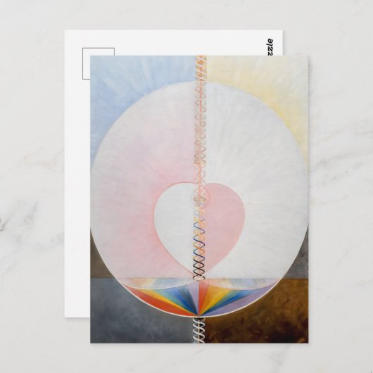 Hilma af Klint - Die Taube Postkarte (Vorne/Hinten)