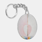 Hilma af Klint - Die Taube Schlüsselanhänger (Vorderseite links)