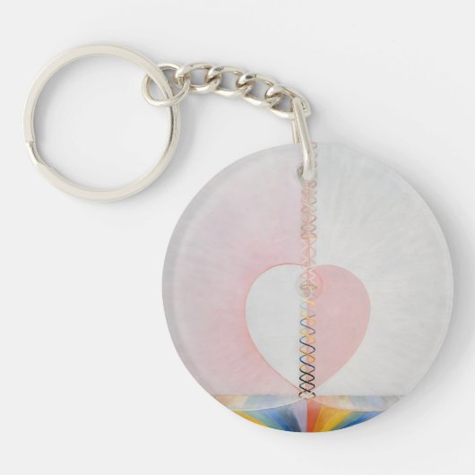 Hilma af Klint - Die Taube Schlüsselanhänger (Vorderseite)