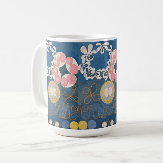 Hilma af Klint - Die zehn größten, Nr. 1 Kaffeetasse (Vorderseite Links)