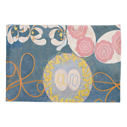 Hilma af Klint - Die zehn größten, Nr. 1 Kissenbezug (Rückseite-Links)
