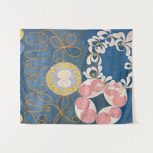 Hilma af Klint - Die zehn größten, Nr. 1 Wandteppich (Vorderseite (Horizontal))