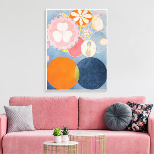 Hilma Af Klint, Die zehn größten Nr. 2, Abstrakte  Leinwanddruck