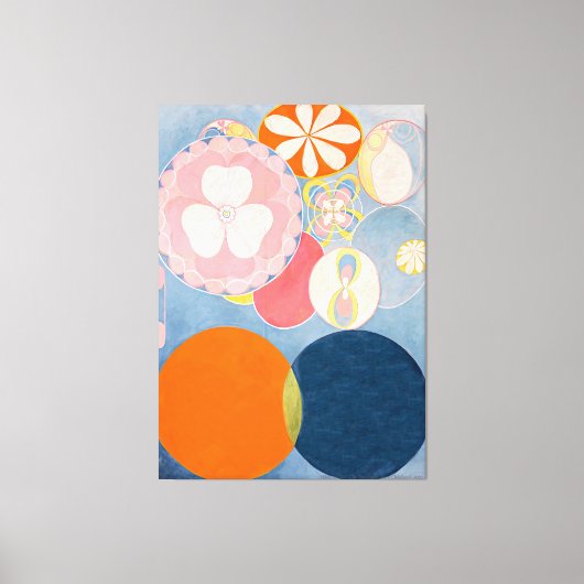 Hilma af Klint - Die zehn größten, Nr. 2, Kindheit Leinwanddruck (Vorderseite)