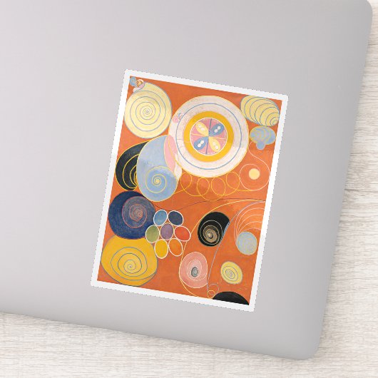 Hilma Af Klint, die zehn größten Nr. 3, Abstrakte  Aufkleber (Detail)