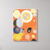 Hilma Af Klint, die zehn größten Nr. 3, Abstrakte Leinwanddruck (Vorderseite)