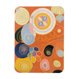 Hilma Af Klint, die zehn größten Nr. 3, Abstrakte  Magnet