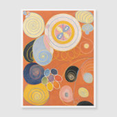 Hilma Af Klint, die zehn größten Nr. 3, Abstrakte Magneteinladung (Vorderseite)