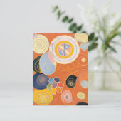 Hilma Af Klint, die zehn größten Nr. 3, Abstrakte Postkarte (Stehend Vorderseite)